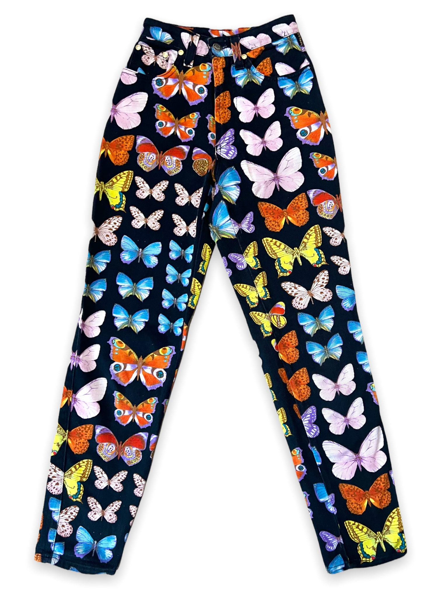 Versace Vintage Butterfly Jeans