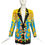 Thumbnail: Gianni Versace Baroque Flags Silk Blazer Jacket Miami Collection SS 1993