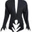 Thumbnail: S/S 1989 Thierry Mugler Les Atlantes Sculptural Black Pointy Cutout Jacket