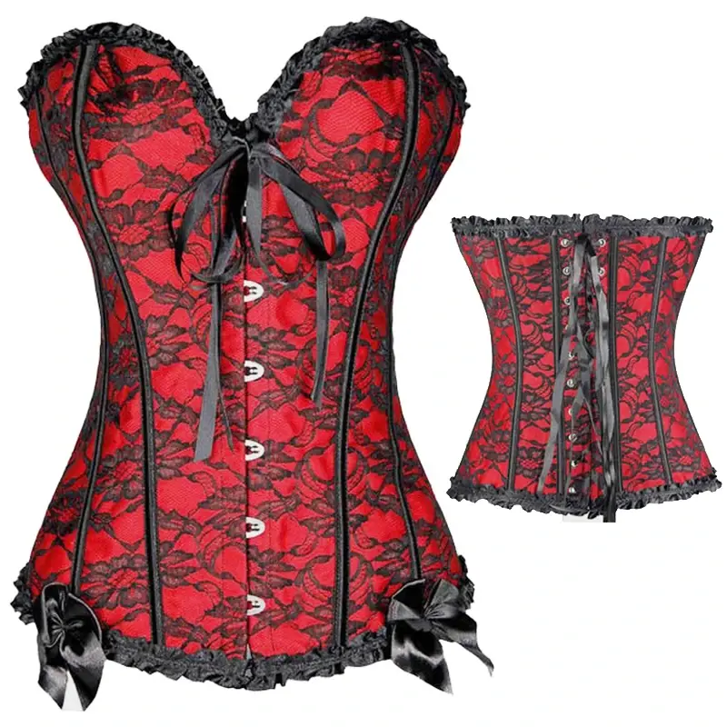 Thumbnail: Sexy Women Plus Size Corsets Lace Up
