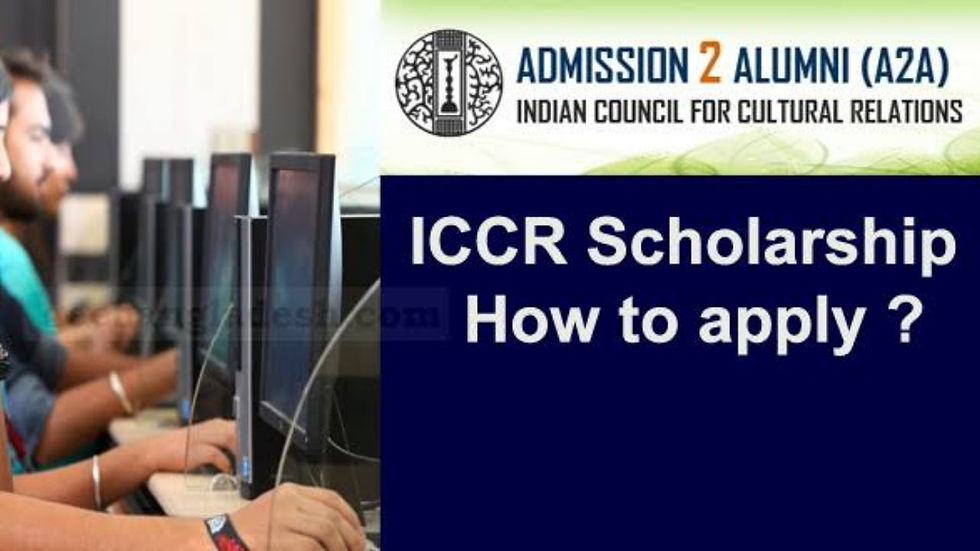 Indian Council For Cultural Relations (ICCR) Announces Scholarships 2024-2025