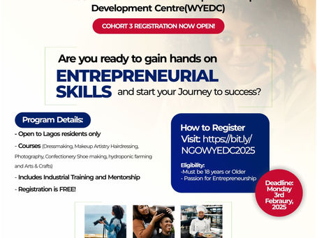 NBCC Women and Youth Entrepreneurship Development Centre (WYEDC) Cohort 3