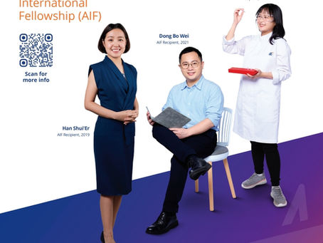 A*STAR International Postdoctoral Fellowship (AIF) 2026