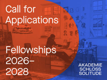 Solitude Fellowships 2026–2028 at Akademie Schloss Solitude in Stuttgart
