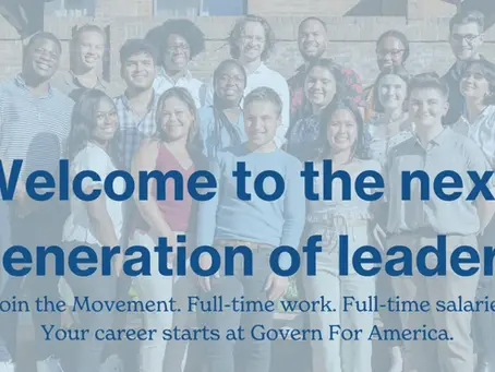 Govern For America (GFA) Fellowship 2026 | ($45,000–$75,000 Salary)