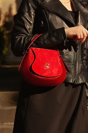 Lorella Leather Bag Rose Collection.webp