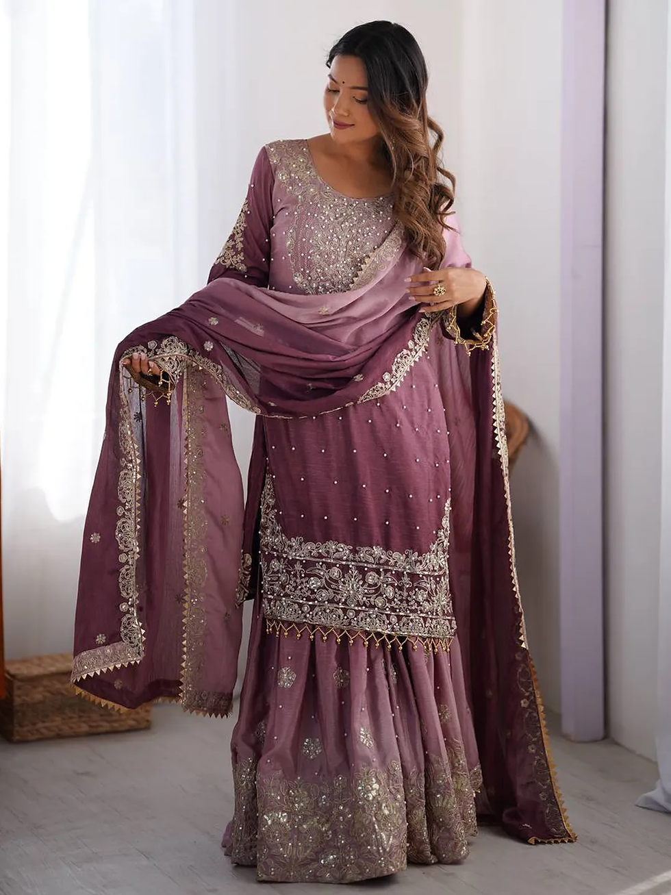 Festive Fashion Spotlight: Beautiful Sharara Salwar Suits