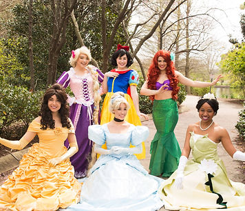 Rapunzel, Snow White, Ariel, Belle, Cinderella, Tiana princess look alike Nashville