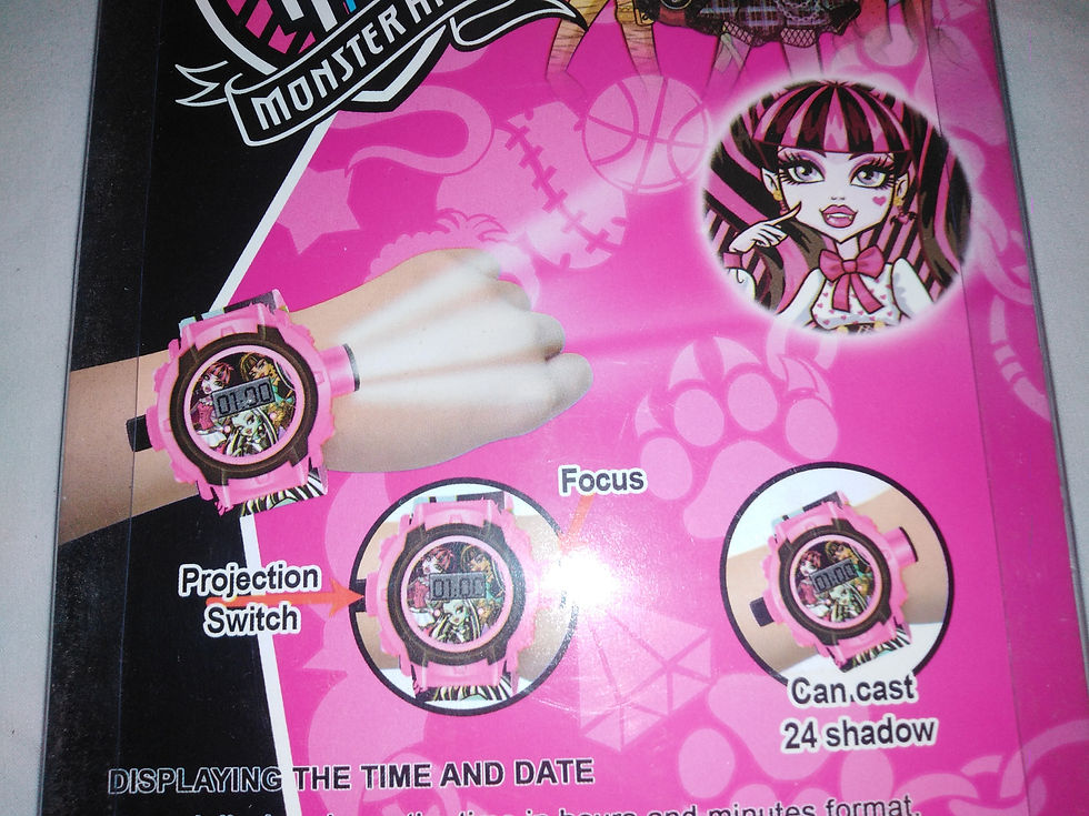 Miniatura: REloj de Moster High con proyector