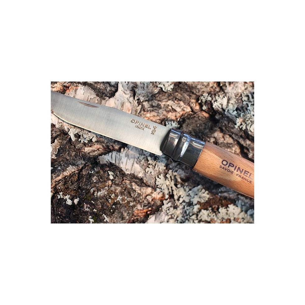 Küçük resim: Opinel Inox 10 No Kayın Saplı Paslanmaz Çelik Çakı