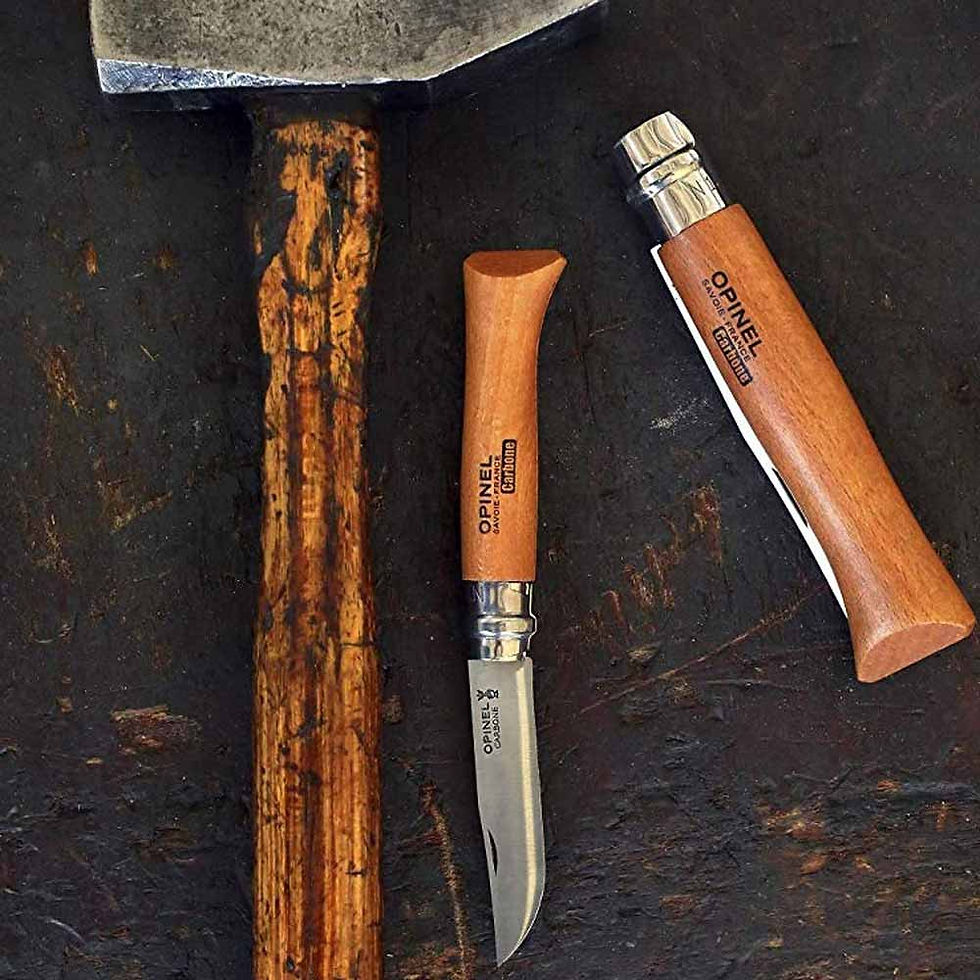 Küçük resim: Opinel No 6 Kayın Saplı Karbon Çelik Çakı