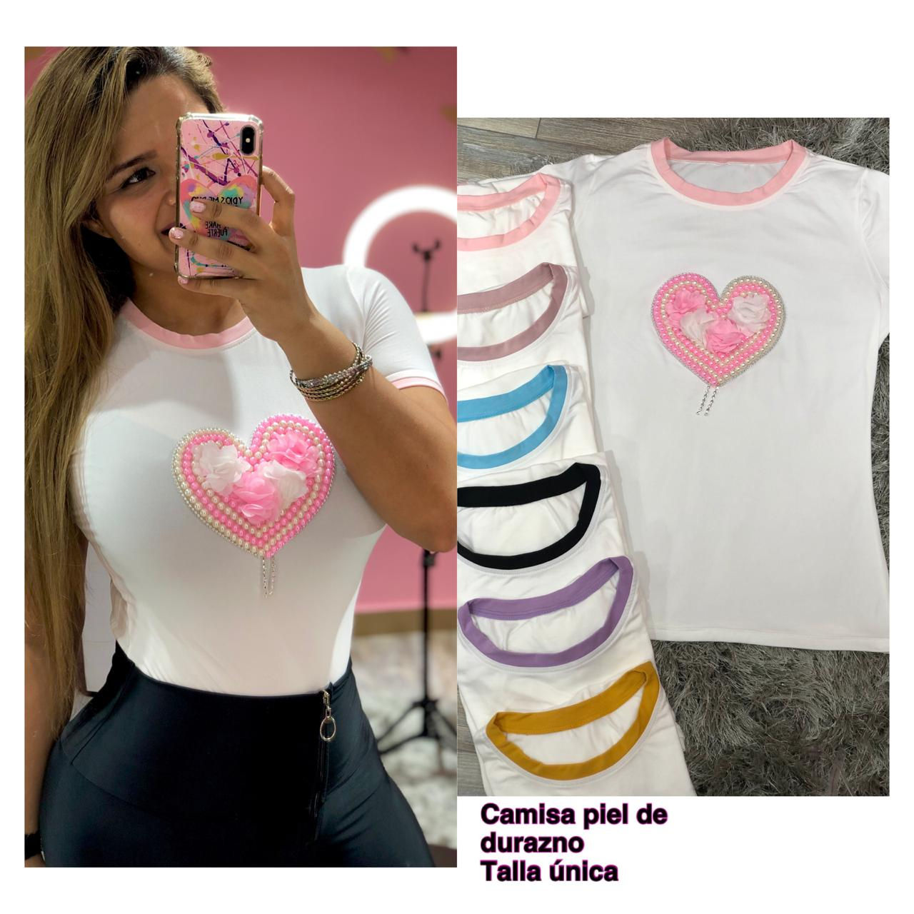 CAMISA PIEL DE DURAZNO PERLA