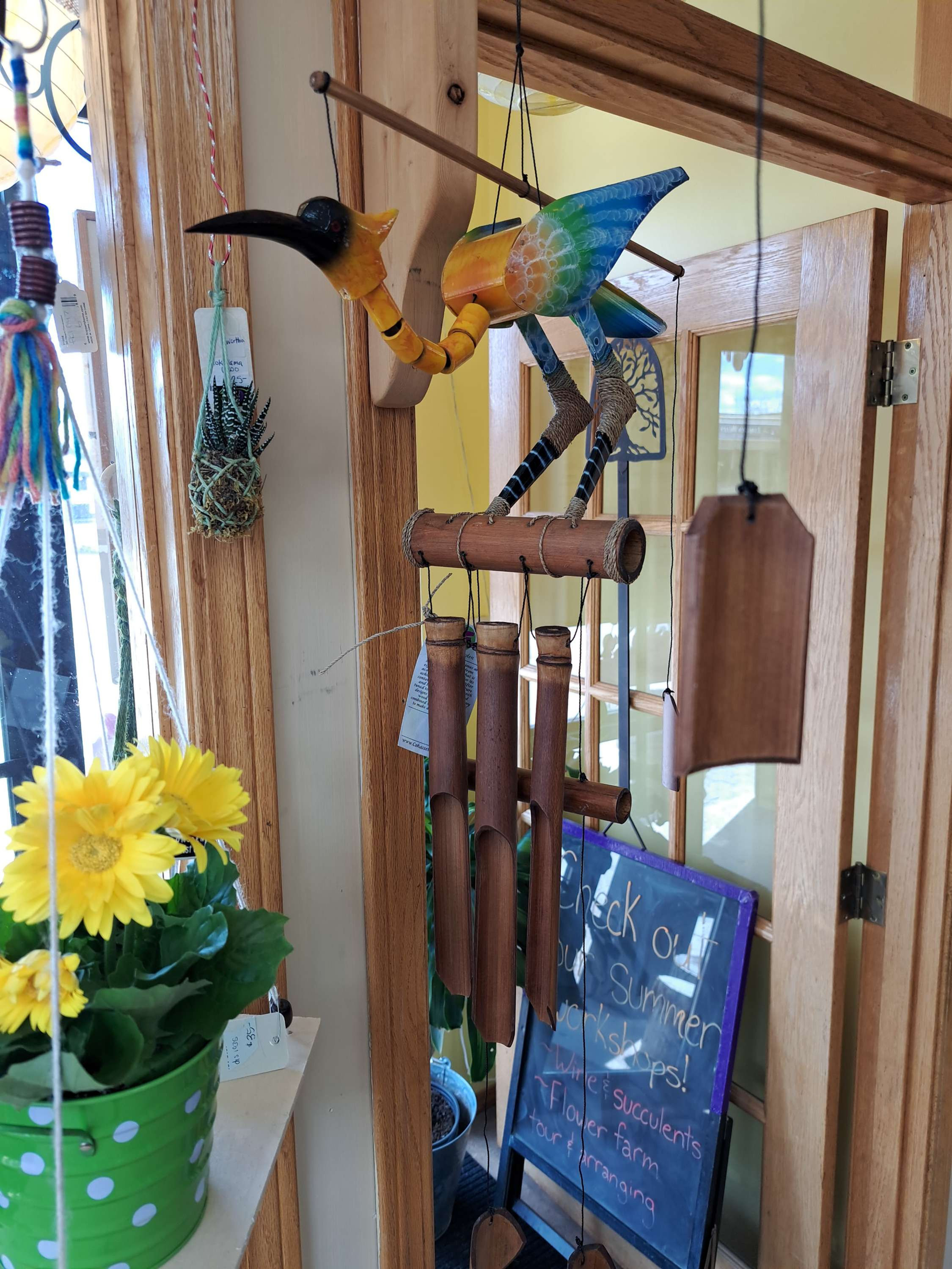 bobbing head wind chime - SOLD OUT