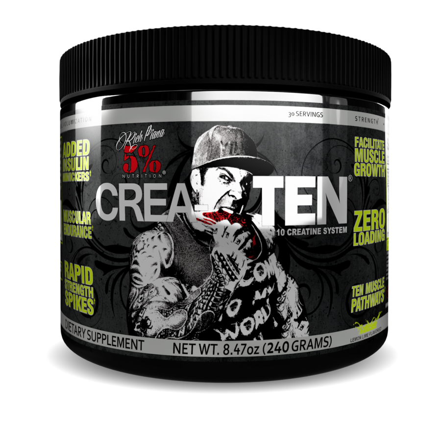 Crea-TEN 10-in-1 Creatine Formula:  LEMON LIME
