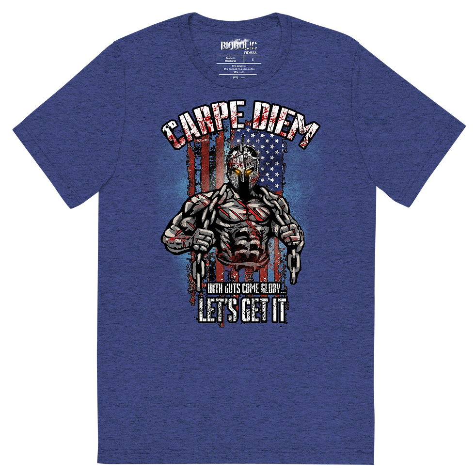 Thumbnail: BioBolic Fitness T-Shirt - "Carpe Diem - Let's Get It"