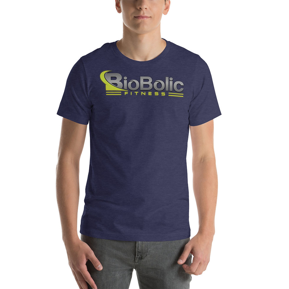 Thumbnail: BioBolic Fitness T-Shirt - Yellow / Gray Logo
