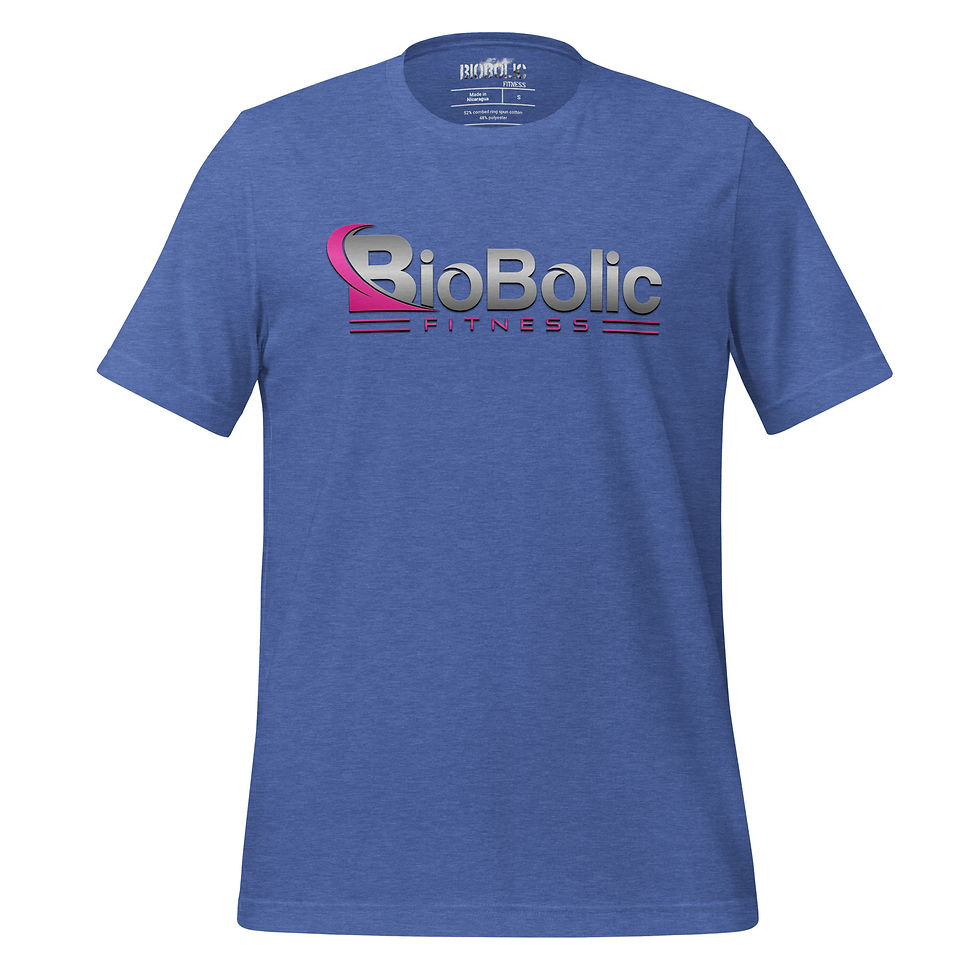 Thumbnail: BioBolic Fitness T-Shirt - Pink / Gray Logo