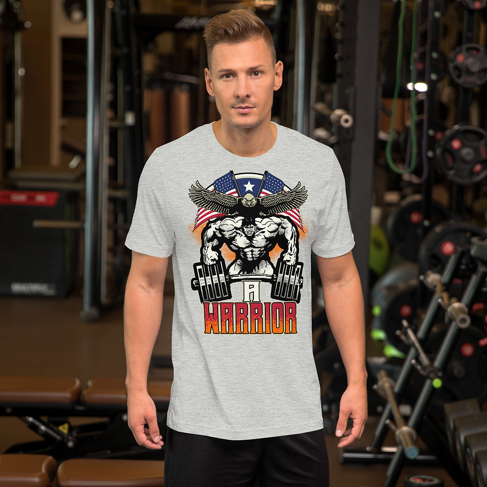 Thumbnail: BioBolic Fitness - Unisex T-Shirt - "American Warrior" Logo