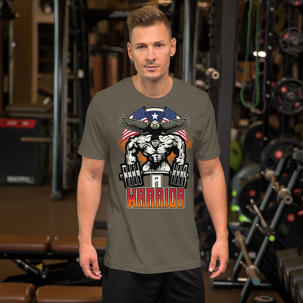 Thumbnail: BioBolic Fitness - Unisex T-Shirt - "American Warrior" Logo