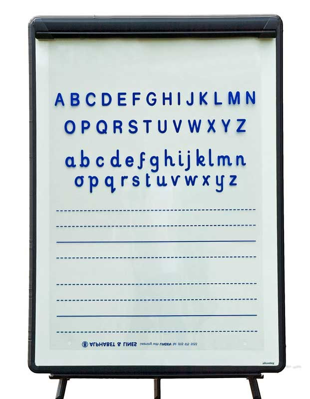 Alphabet & Lines Overlay