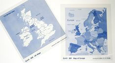 Map of the United Kingdom OHP