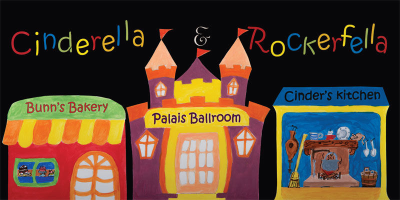 Cinderella & Rockafella Bespoke Backdrop