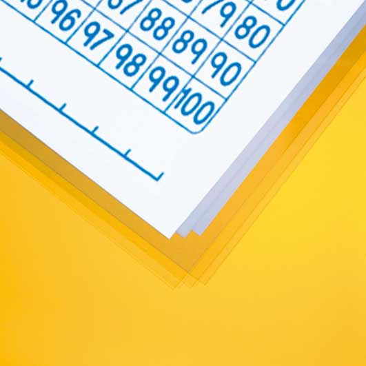 Table Top Overlays - Full range of 27 designs
