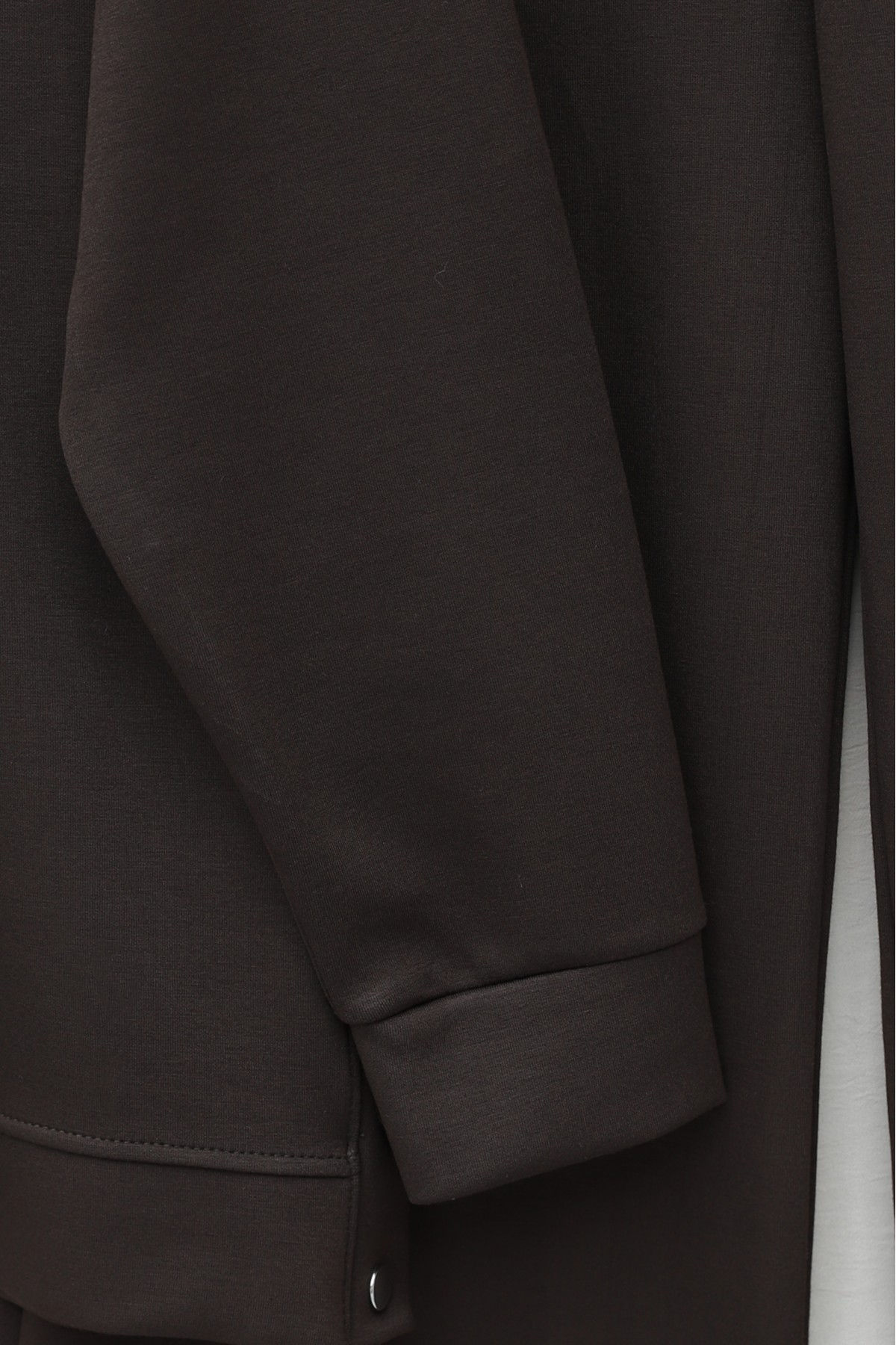 Oysho Set with Snap Button Sides and Trimmed Trousers -Dark Coffee