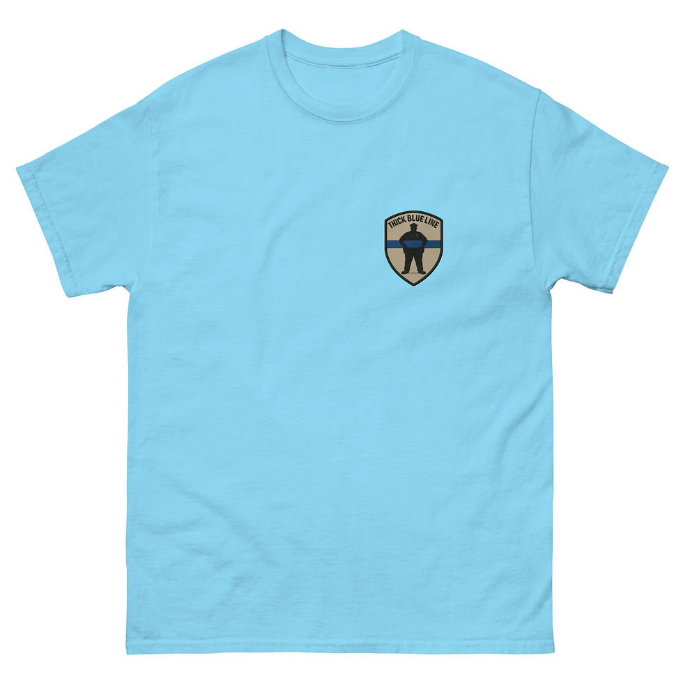 Thumbnail: Thick Blue Line Unisex classic tee
