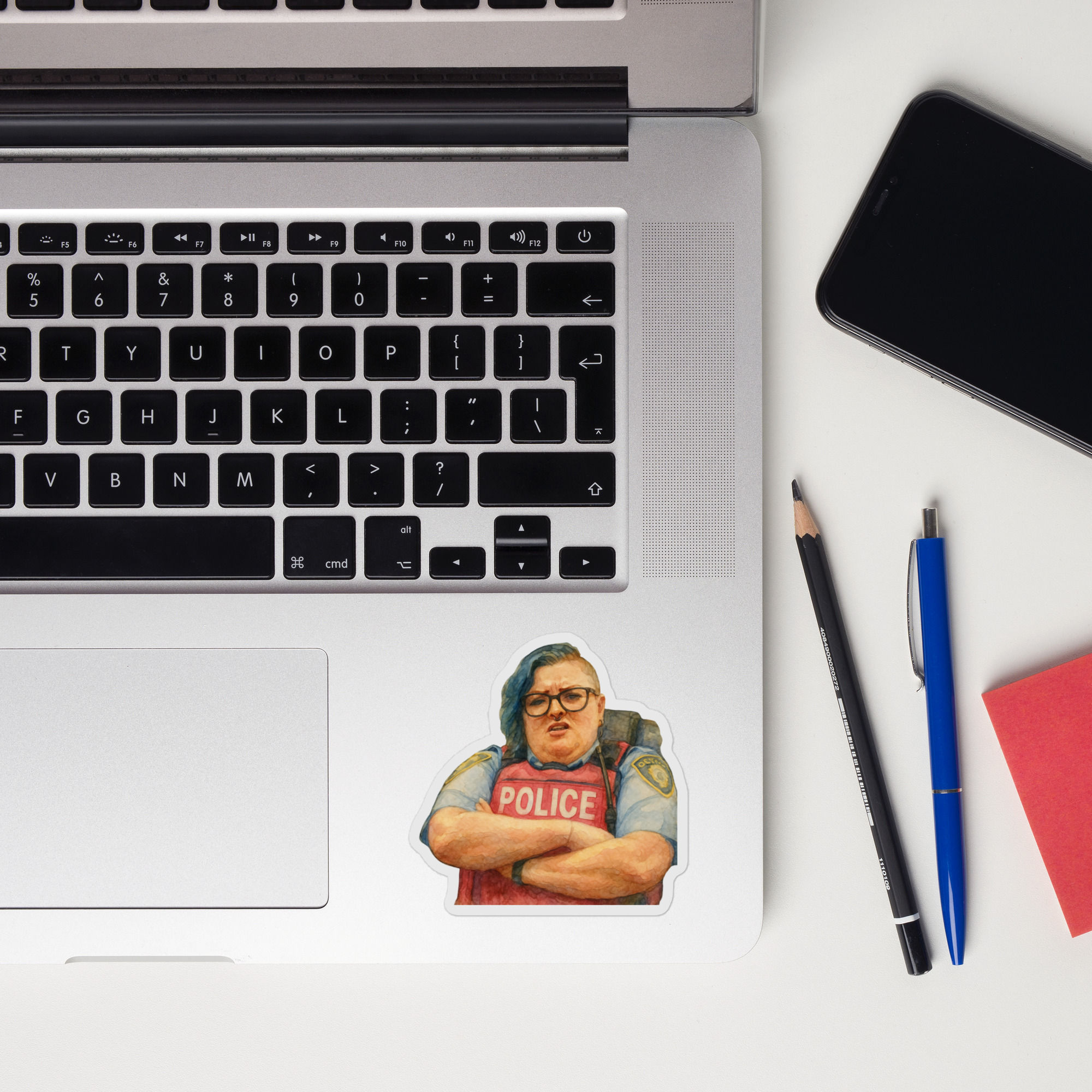 Sgt. Blueberry Bubble-free stickers