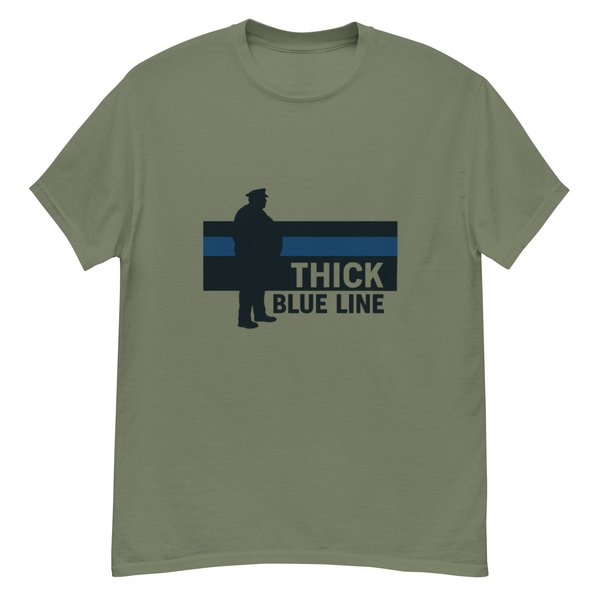 Thick Blue Line Unisex classic tee