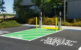 EV Charging Electric Parking Space