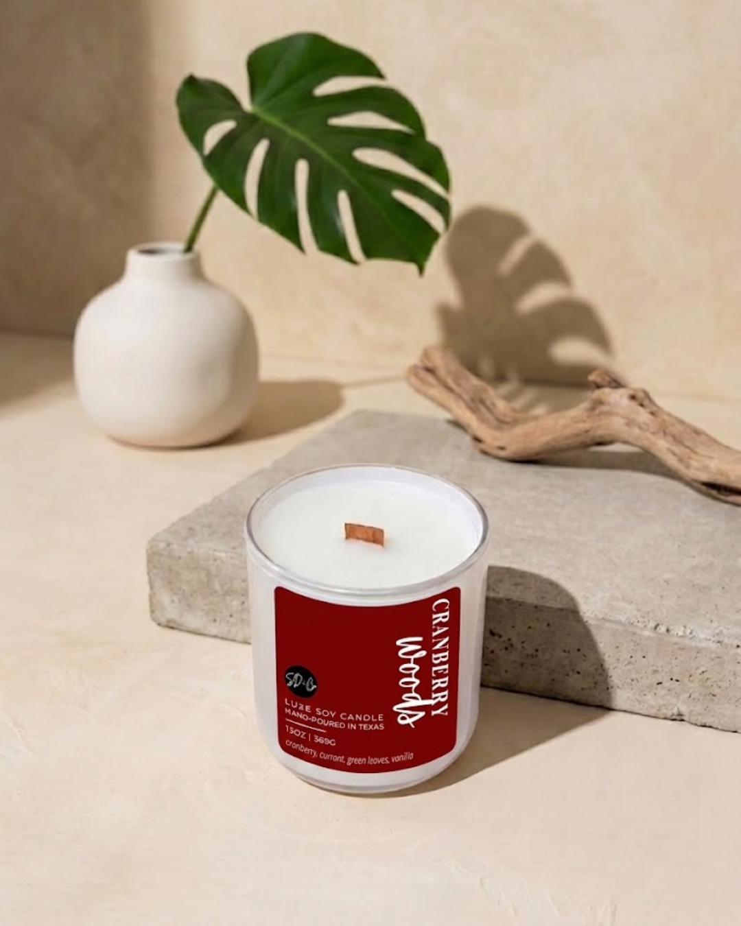 CRANBERRY WOODS Luxe Soy Candle | 13 oz