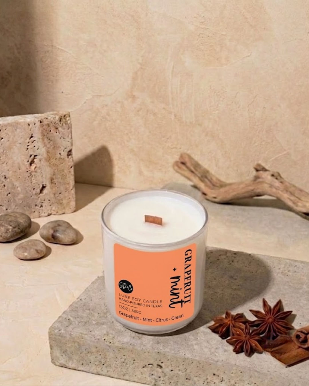 GRAPEFRUIT + MINT Clearance Candle | 13 oz