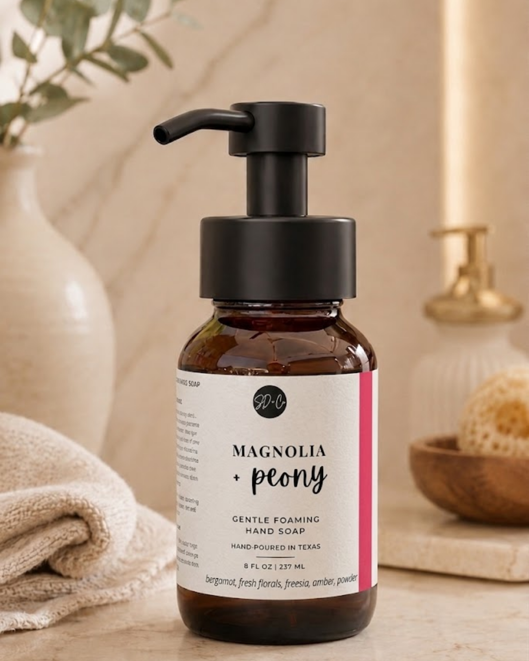 MAGNOLIA + PEONY Gentle Foaming Hand Soap | 8 oz