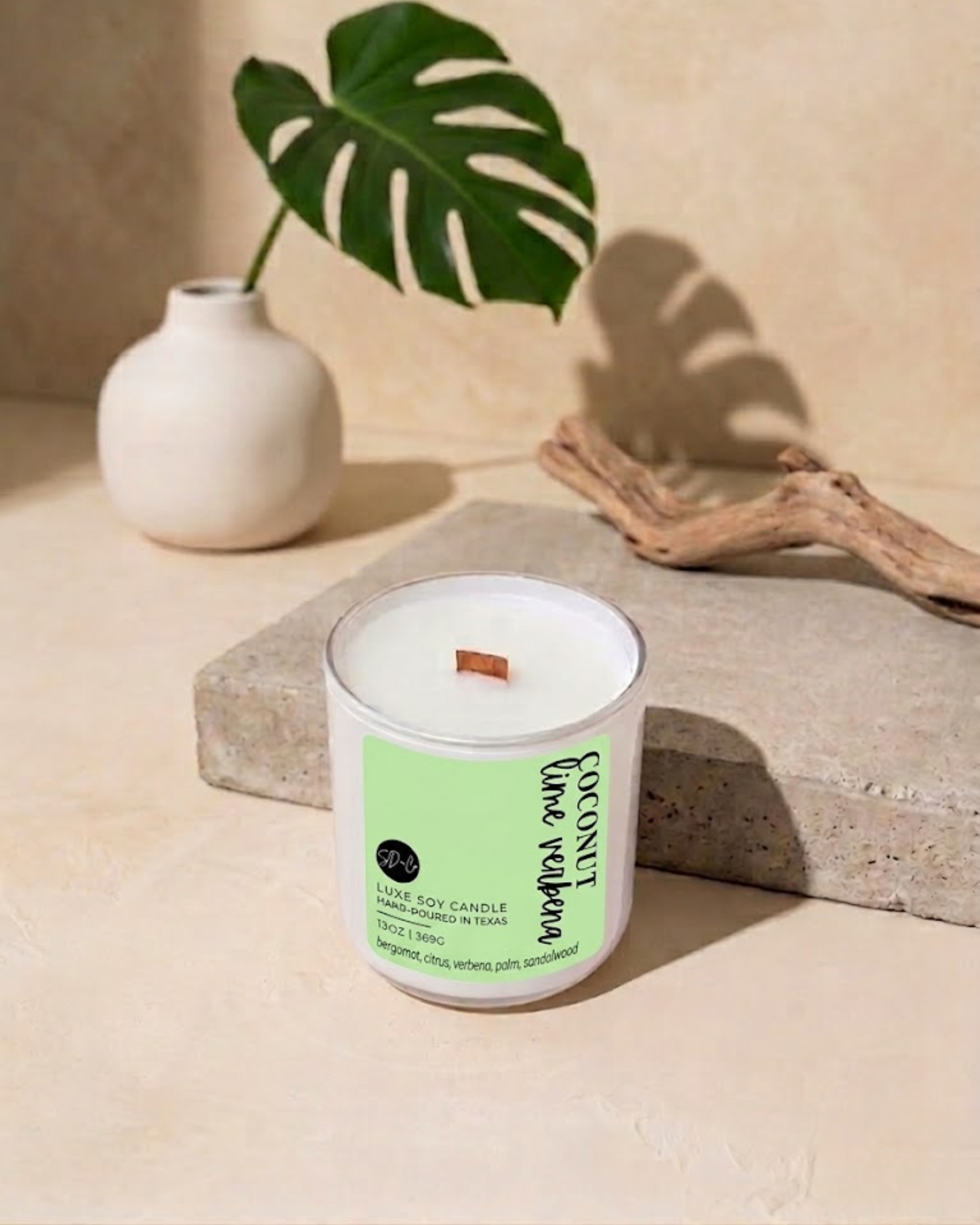 COCONUT LIME VERBENA Luxe Soy Candle | 13 oz