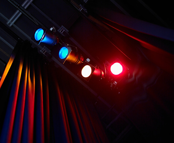 Colored Theatre Lights