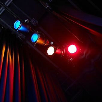 Colored Theatre Lights