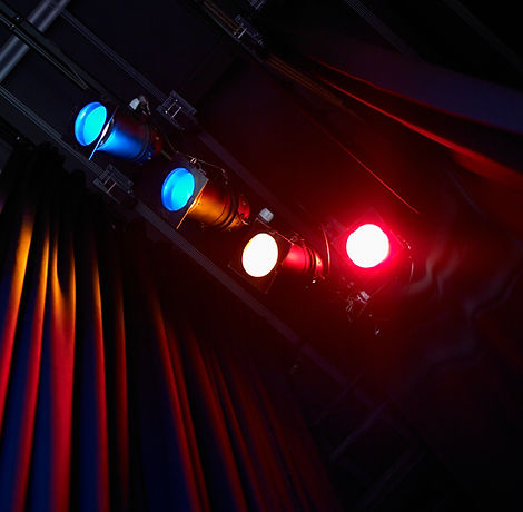 Colored Theatre Lights