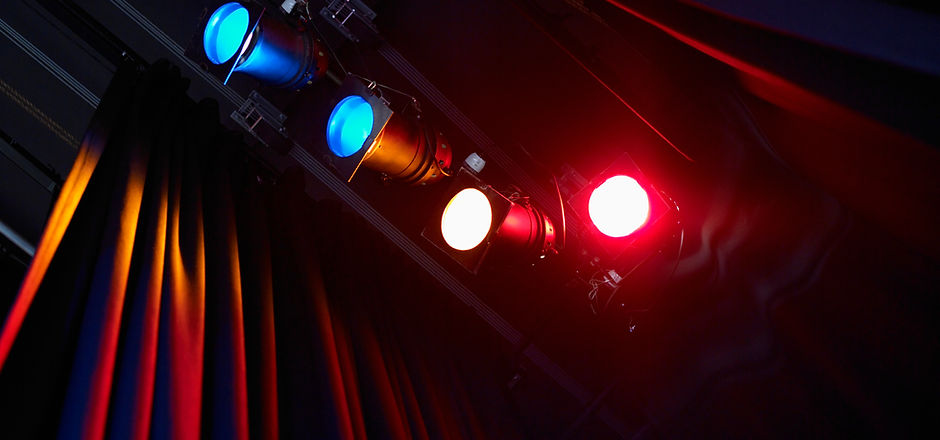 Colored Theatre Lights