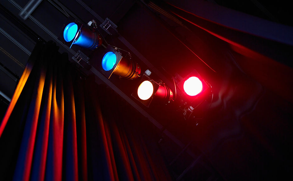 Colored Theatre Lights