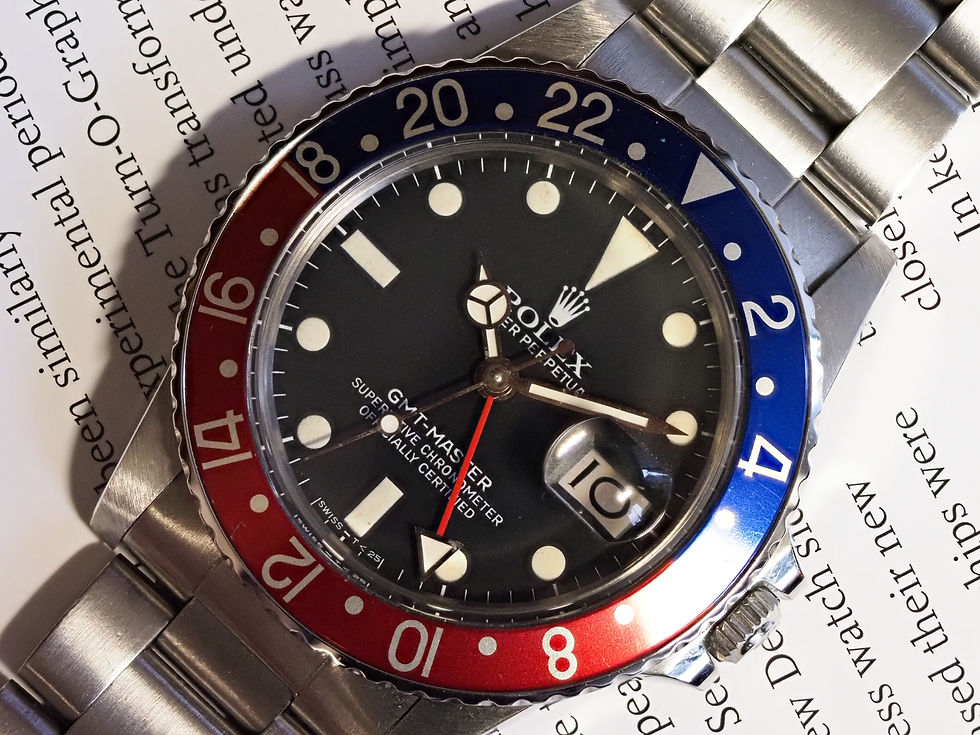 Thumbnail: Rolex GMT-Master Matte Dial 16750 Pepsi 78360 Oyster Bracelet 1981