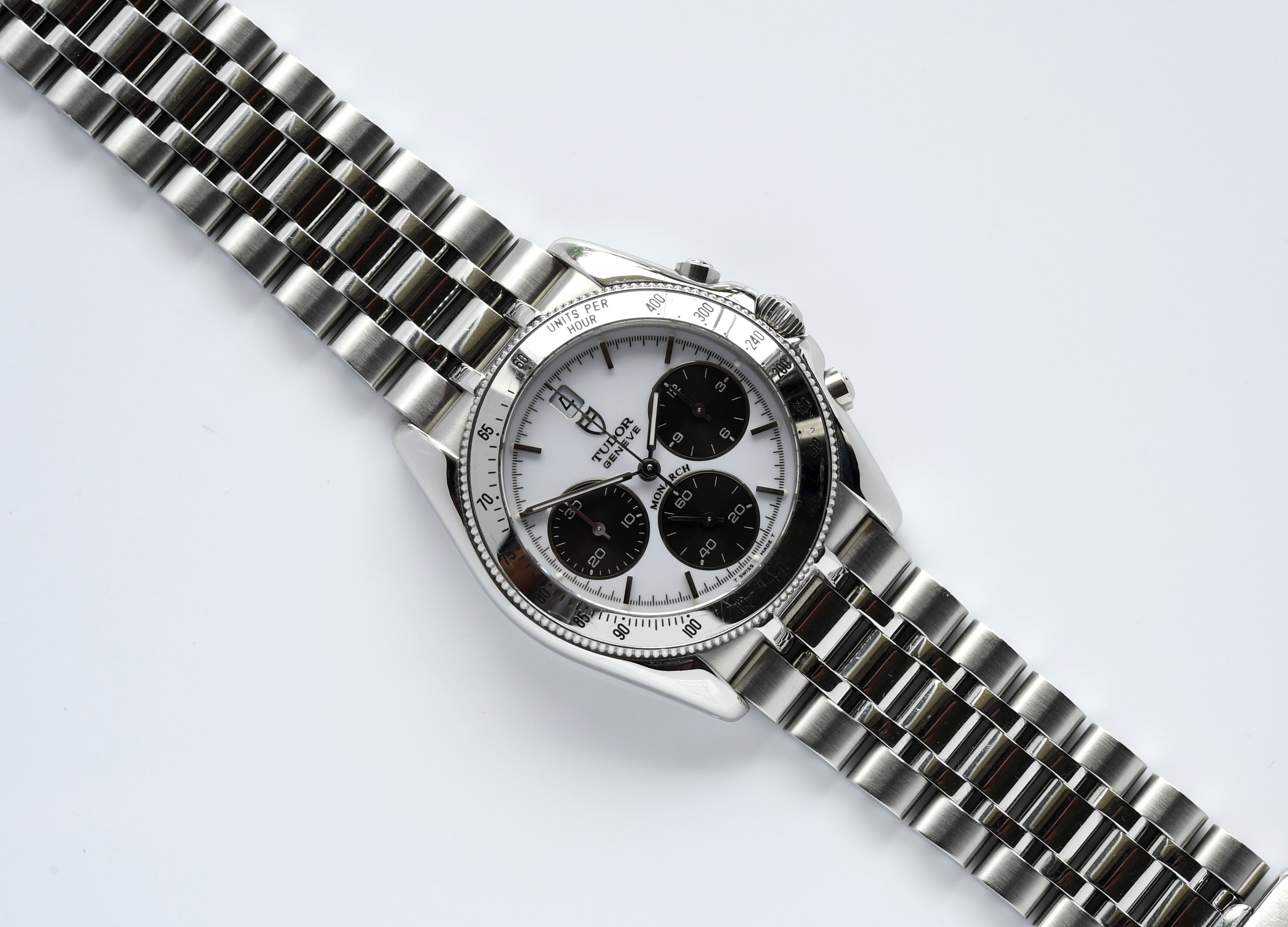 Tudor Monarch Ref 15900  Panda Chronograph