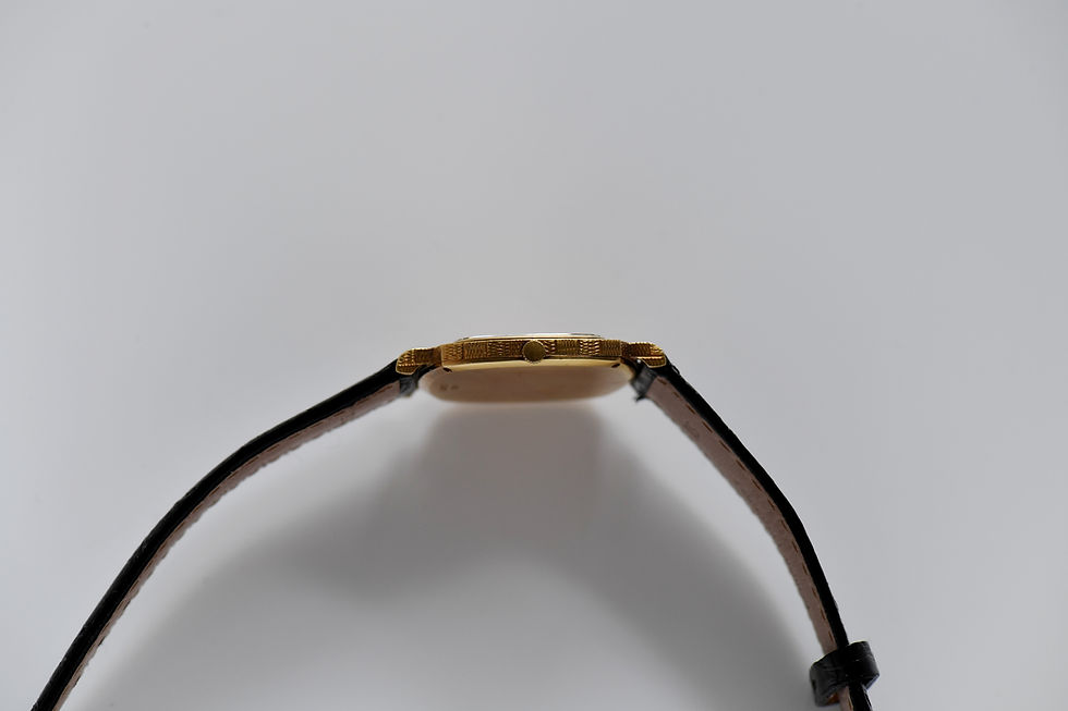 Thumbnail: Piaget Unisex Ultra Thin 9433 Cal 9P1 18k Gold Textured Case