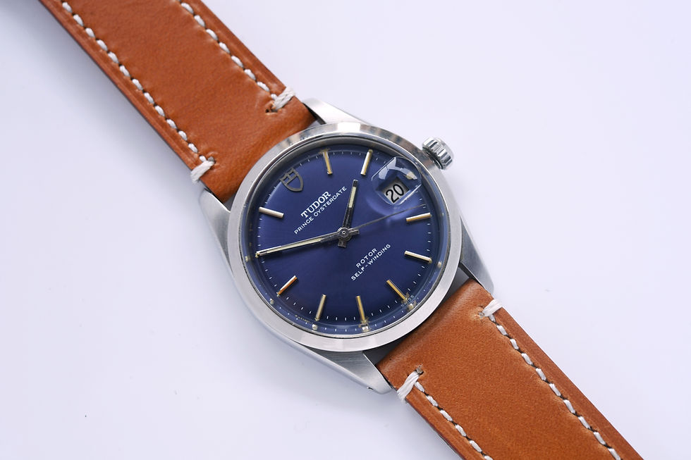Tudor Oyster Prince 7966 Rare Blue Dial 1967