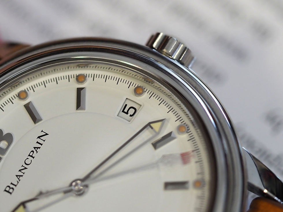 Miniature : Blancpain Leman Ultra Slim 2100-1127-53 White Dial