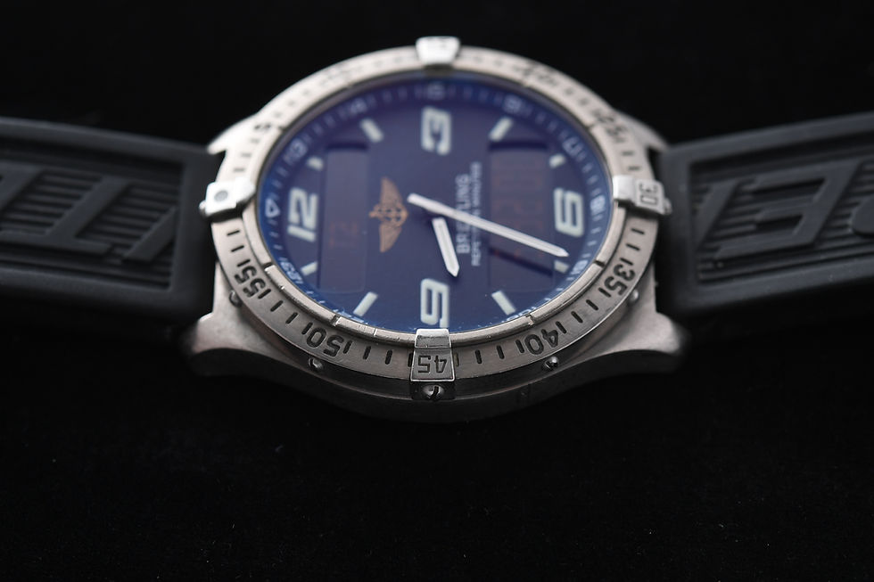 Thumbnail: Breitling Aerospace Titanium E65362 on Rubber 40mm