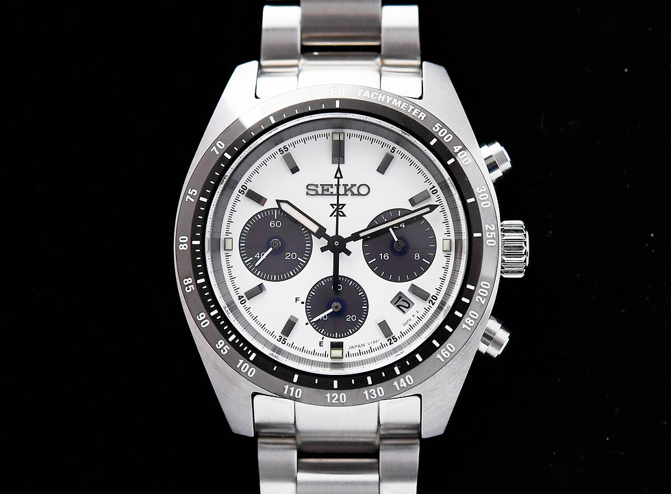 Seiko Prospex Speedtimer Chronograph Panda SBDL085 Box Open Papers