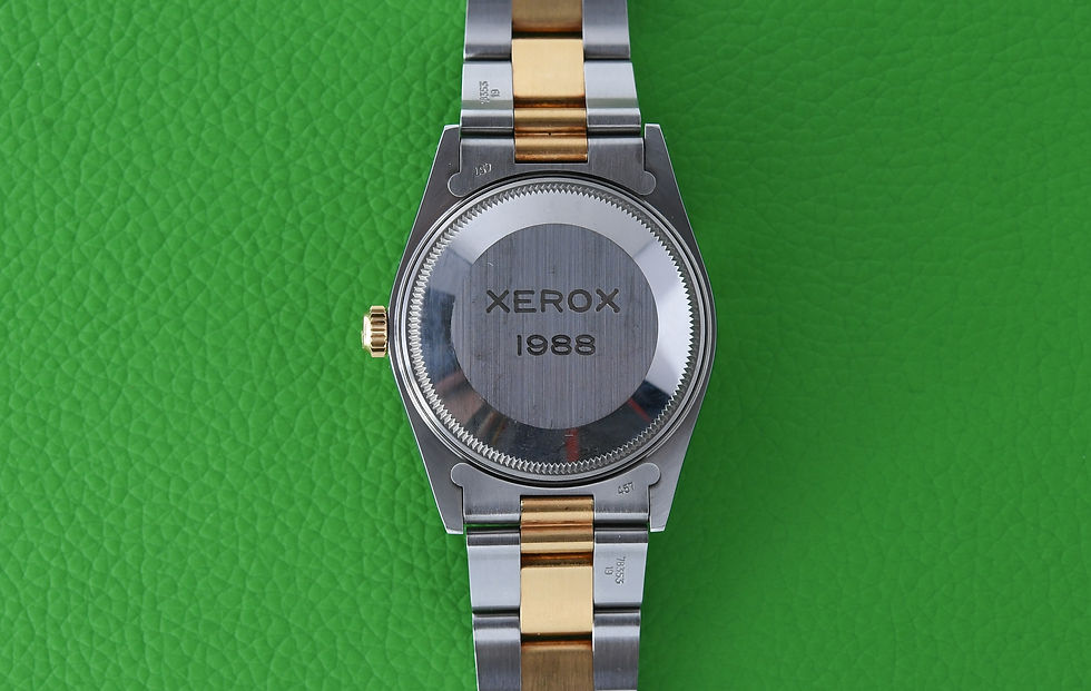 Thumbnail: Rolex Air King Date Xerox Two Tone with 78353 Bracelet Box Papers 1988