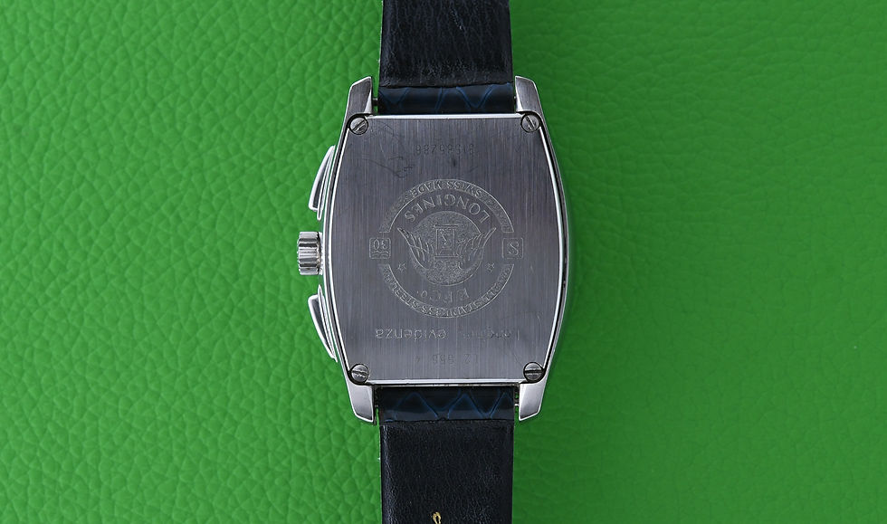 Miniature : Longines Evidenza L2.656.4 Quartz Tonneau Chronograph